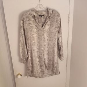Dynamite animal-print tunic